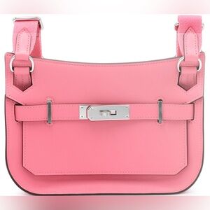 Hermes Jypsiere mini bag Rose Azalee
